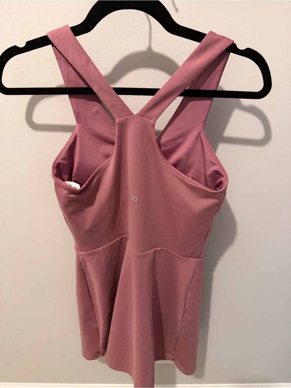 ALO Yoga Mauve Pink Cross-Back Active Dress